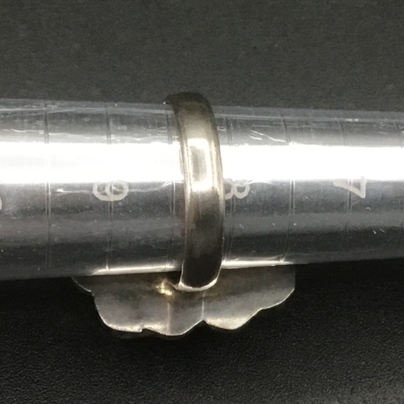 RING STERLING SILVER .925 with RAW LABRADORITE SQUARE CUT STONE - Picture 8 of 10